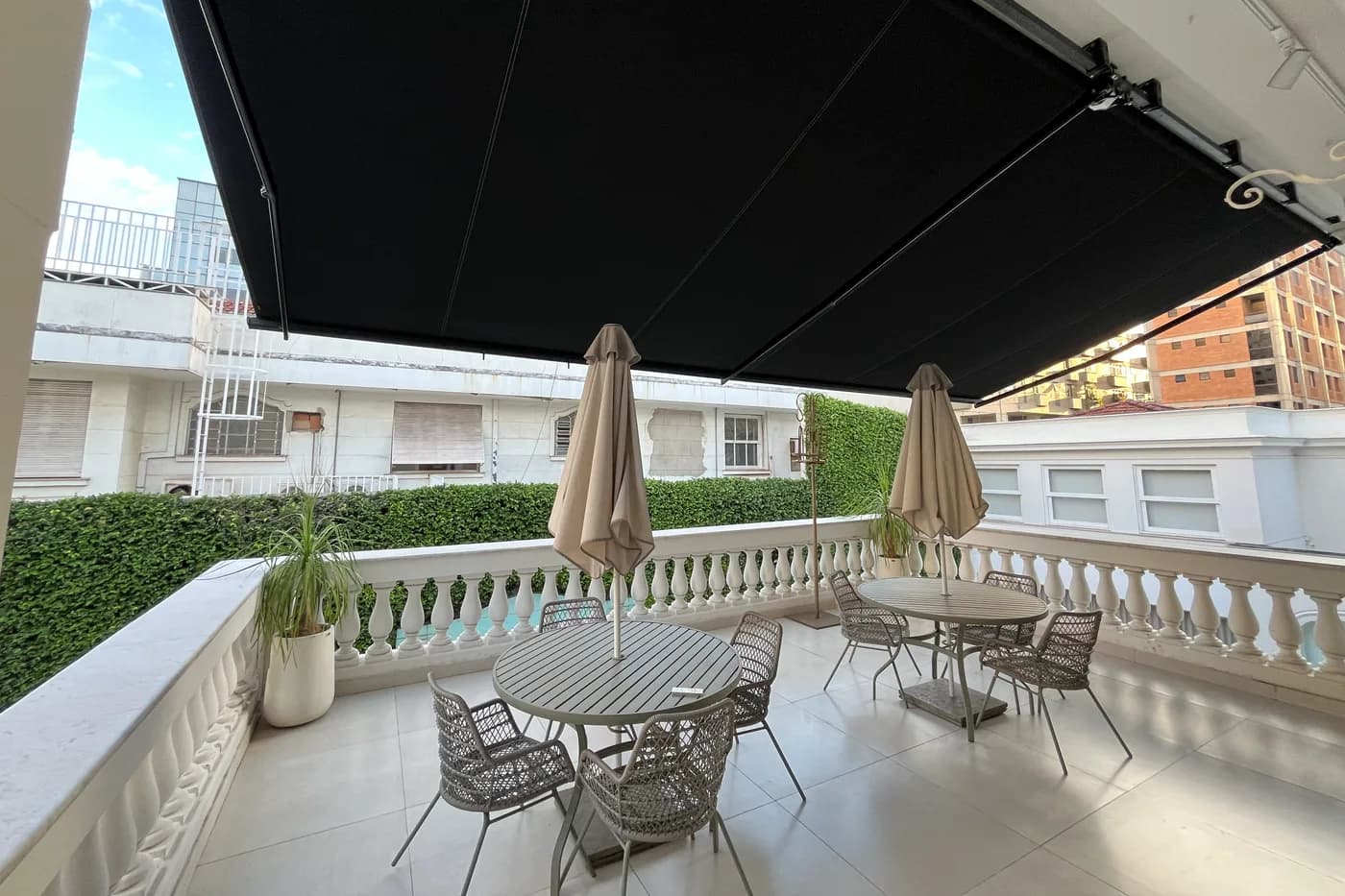 Toldo em área externa